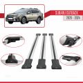 Subaru Outback 2020-2024 Arası ile Uyumlu FLY Model Ara Atkı Tavan Barı Gri 3 Adet