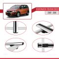 Volkswagen Touran Cross Pre-Facelift 2007-2010 Arası ile Uyumlu BASIC Model Ara Atkı Tavan Barı Gri 2 Adet