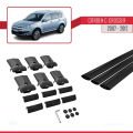 Citroen C-Crosser 2007-2012 Arası ile Uyumlu FLY Model Ara Atkı Tavan Barı Siyah 3 Adet