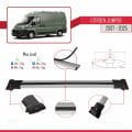 Citroen Jumper 2 2007 ve Sonrası ile Uyumlu FLY Model Ara Atkı Tavan Barı Gri 3 Adet