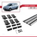 Citroen C-Crosser 2007-2012 Arası ile Uyumlu FLY Model Ara Atkı Tavan Barı Gri 3 Adet