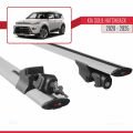 Kia Soul 3 (SK3) 2020 ve Sonrası ile Uyumlu HOOK Model Ara Atkı Tavan Barı Gri 2 Adet