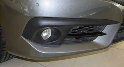 Honda Civic Fc5 2016-2020 Uyumlu Yedek Parça Ön Sis Orta Çıta Piano Black