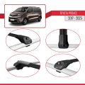 Toyota Proace 2017 ve Sonrası ile Uyumlu ACE-1 Ara Atkı Tavan Barı Siyah 4 Adet