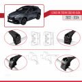 Lexus NX 200 NX 350 NX 450H 2022-2024 Arası ile Uyumlu ACE-2 Model Ara Atkı Tavan Barı Siyah 2 Adet