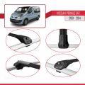 Nissan Primastar 2001-2014 Arası ile Uyumlu ACE-1 Ara Atkı Tavan Barı Siyah 3 Adet
