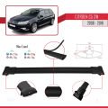 Citroen C5 II Tourer 2008-2018 Arası ile Uyumlu FLY Model Ara Atkı Tavan Barı Siyah 3 Adet
