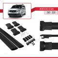 Mercedes Citan (W415) 2012-2021 Arası ile Uyumlu FLY Model Ara Atkı Tavan Barı Siyah 2 Adet