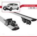 Kia Soul 2 (PS) 2014-2019 Arası ile Uyumlu HOOK Model Ara Atkı Tavan Barı Gri 2 Adet