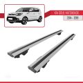 Kia Soul 2 (PS) 2014-2019 Arası ile Uyumlu HOOK Model Ara Atkı Tavan Barı Gri 2 Adet