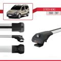 Citroen Nemo 3 (225) 2008-2017 Arası ile Uyumlu ACE-1 Ara Atkı Tavan Barı Gri 4 Adet