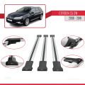 Citroen C5 II Tourer 2008-2018 Arası ile Uyumlu FLY Model Ara Atkı Tavan Barı Gri 3 Adet