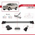 Lincoln Navigator 2007-2017 Arası ile Uyumlu FLY Model Ara Atkı Tavan Barı Gri 3 Adet