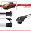 Nissan Navara 4 (D23) 2015-2021 Arası ile Uyumlu ACE-1 Ara Atkı Tavan Barı Gri 2 Adet