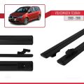 Volkswagen Touran (1T) Pre-Facelift 2003-2010 Arası ile Uyumlu BASIC Model Ara Atkı Tavan Barı Siyah 2 Adet