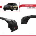 Kia Telluride 2020 ve Sonrası ile Uyumlu ACE-2 Model Ara Atkı Tavan Barı Siyah 2 Adet