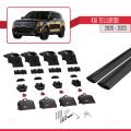 Kia Telluride 2020 ve Sonrası ile Uyumlu ACE-2 Model Ara Atkı Tavan Barı Siyah 2 Adet