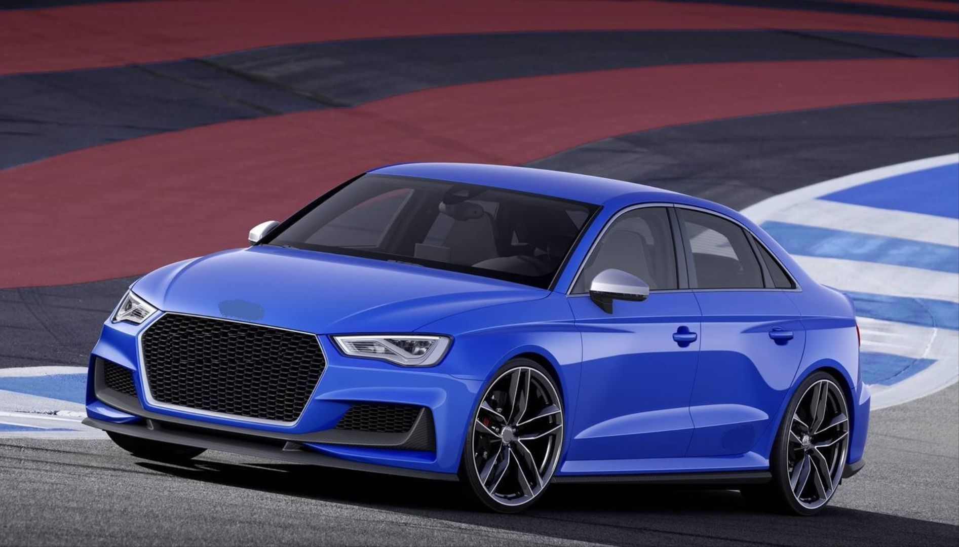 Audi A3 Sedan 2013-2016 Uyumlu Rs3 Ön Tampon Seti  / Sis Yuvasız Model