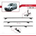 Opel Combo C 2001-2011 Arası ile Uyumlu BASIC Model Ara Atkı Tavan Barı Gri 2 Adet