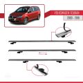 Volkswagen Touran (1T) Pre-Facelift 2003-2010 Arası ile Uyumlu BASIC Model Ara Atkı Tavan Barı Gri 2 Adet
