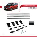 Volkswagen Touran (1T) Pre-Facelift 2003-2010 Arası ile Uyumlu BASIC Model Ara Atkı Tavan Barı Gri 2 Adet