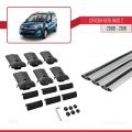 Citroen Berlingo 2 (B9) 2008-2018 Arası ile Uyumlu FLY Model Ara Atkı Tavan Barı Gri 3 Adet
