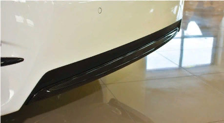 Honda Civic Fc5 2016-2020 Uyumlu Yedek Parça Arka Tampon Alt Çıta Karbon