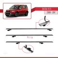 Skoda Yeti 2009-2017 Arası  ile Uyumlu BASIC Model Ara Atkı Tavan Barı Gri 3 Adet