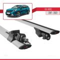 Kia Niro (DE) 2017-2022 Arası ile Uyumlu HOOK Model Ara Atkı Tavan Barı Gri 2 Adet