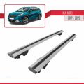 Kia Niro (DE) 2017-2022 Arası ile Uyumlu HOOK Model Ara Atkı Tavan Barı Gri 2 Adet