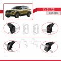 Kia Seltos 2021-2024 Arası ile Uyumlu ACE-2 Model Ara Atkı Tavan Barı Gri 2 Adet