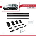 Opel Astra G (T98) SW 1998-2004 Arası ile Uyumlu BASIC Model Ara Atkı Tavan Barı Siyah 2 Adet