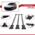 Citroen Berlingo (M49) 1996-2003 Arası ile Uyumlu FLY Model Ara Atkı Tavan Barı Gri 3 Adet