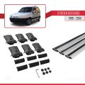 Citroen Berlingo (M49) 1996-2003 Arası ile Uyumlu FLY Model Ara Atkı Tavan Barı Gri 3 Adet