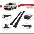 Lincoln MKX (U388) 2007-2015 Arası ile Uyumlu FLY Model Ara Atkı Tavan Barı Siyah 2 Adet
