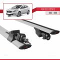 Kia Ceed 2 (JD) SW 2013-2018 Arası ile Uyumlu HOOK Model Ara Atkı Tavan Barı Gri 2 Adet
