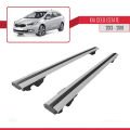 Kia Ceed 2 (JD) SW 2013-2018 Arası ile Uyumlu HOOK Model Ara Atkı Tavan Barı Gri 2 Adet
