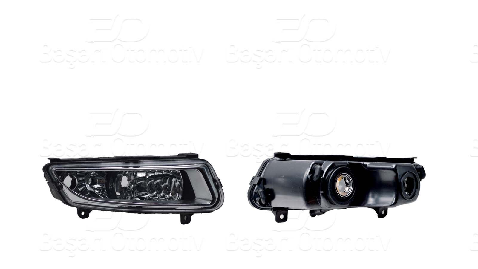 Volkswagen Polo 2009 ve Sonrası Sağ Krom Çift Duy Ampullü Sis Farı