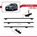 Dacia Dokker (K67) 2012-2024 Arası ile Uyumlu BASIC Model Ara Atkı Tavan Barı Siyah 3 Adet