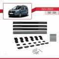 Dacia Dokker (K67) 2012-2024 Arası ile Uyumlu BASIC Model Ara Atkı Tavan Barı Siyah 3 Adet