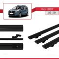 Dacia Dokker (K67) 2012-2024 Arası ile Uyumlu BASIC Model Ara Atkı Tavan Barı Siyah 3 Adet