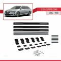 Skoda Superb 3 (3V) Combi Pre-Facelift 2015-2019 Arası ile Uyumlu BASIC Model Ara Atkı Tavan Barı Siyah 3 Adet