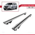 Kia Carnival 3 (YP) 2015-2021 Arası ile Uyumlu HOOK Model Ara Atkı Tavan Barı Gri 2 Adet