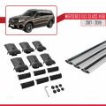 Mercedes GLS Class X166 2017-2019 Arası ile Uyumlu FLY Model Ara Atkı Tavan Barı Gri 3 Adet