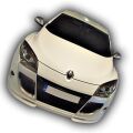 Renault Megane 3 2009 - 2016 Uyumlu Yedek Parça Sport Ön Ek Plastik Boyasız
