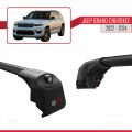 Jeep Grand Cherokee 2022-2024 Arası ile Uyumlu ACE-2 Model Ara Atkı Tavan Barı Siyah 2 Adet