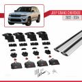 Jeep Grand Cherokee 2022-2024 Arası ile Uyumlu ACE-2 Model Ara Atkı Tavan Barı Gri 2 Adet
