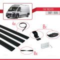 Fiat Ducato 3 2007 ve Sonrası ile Uyumlu BASIC Model Ara Atkı Tavan Barı Siyah 4 Adet