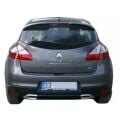 Renault Megane 3 2009 - 2016 Uyumlu Yedek Parça Sport Difüzör Plastik Boyasız