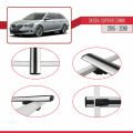 Skoda Superb 3 (3V) Combi Pre-Facelift 2015-2019 Arası ile Uyumlu BASIC Model Ara Atkı Tavan Barı Gri 3 Adet